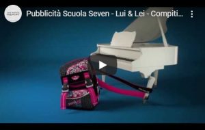 pubblicità zaini scuola seven